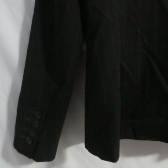 L'OFFICIEL | size 4 | Womens Striped Brown Blazer | Suit Jacket | Made in Canada - Picture 14 of 16